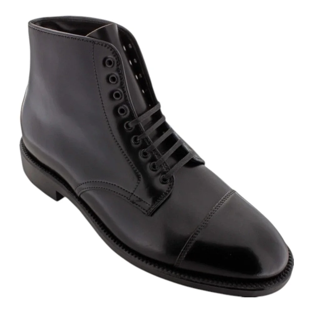 Alden 4065 Black Shell Cordovan Cap Toe Bootmaker Edition Mens Boots Size 11 C/E